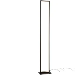 Selezionato da Mazzolaluce Lampada da terra moderna rettangolare nera led 36w 3000k design